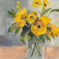 Sunny Floral II Mural Wallpaper - pure wallpaper artwork