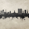 Stockport England Skyline Concrete Mural Wallpaper - pure wallpaper artwork