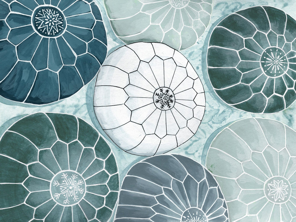 Moroccan Street Poufs Mural Wallpaper - pure wallpaper artwork