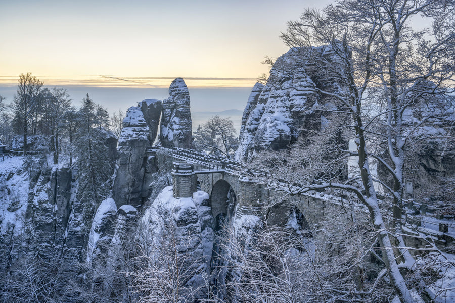 Bastei Bridge Mural Wallpaper