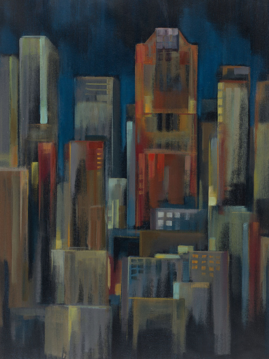 New York Nights I Mural Wallpaper