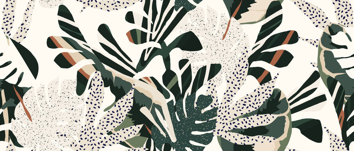 Monstera Vibes Mural Wallpaper - pure wallpaper artwork