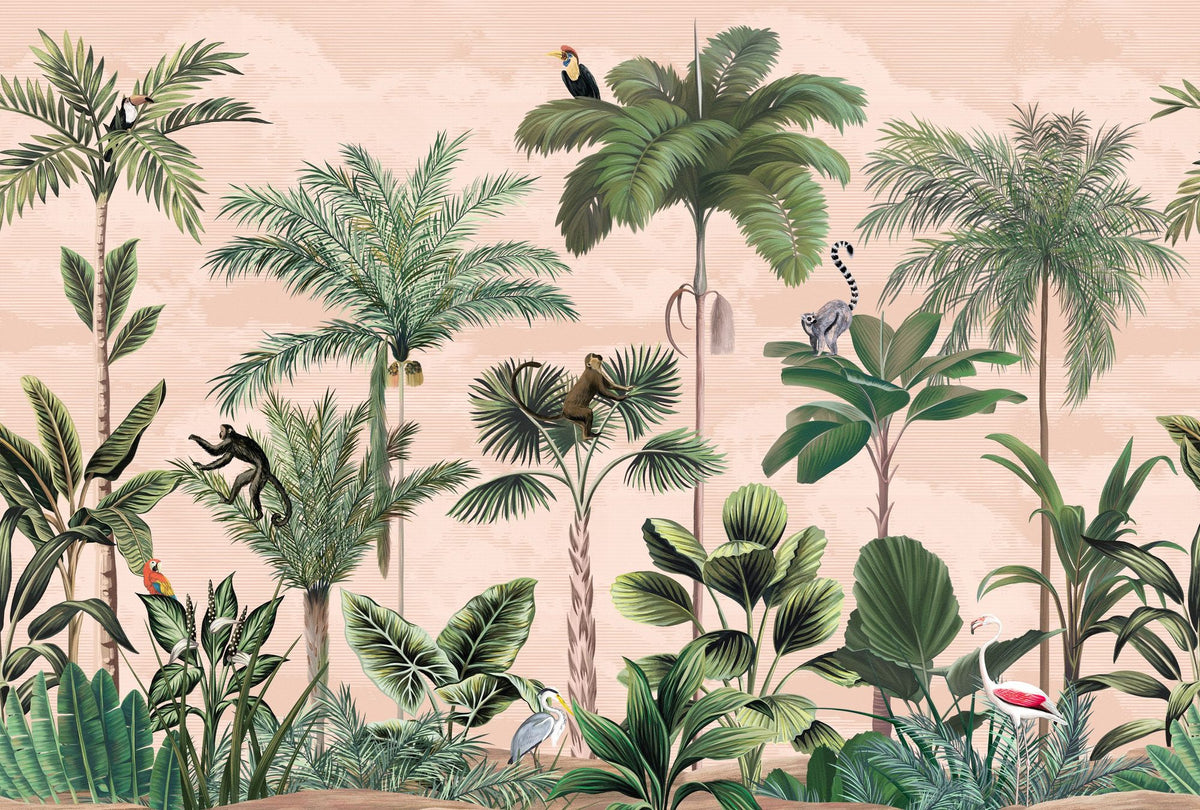 Jungle Delight, Sand Mural Wallpaper - pure wallpaper artwork