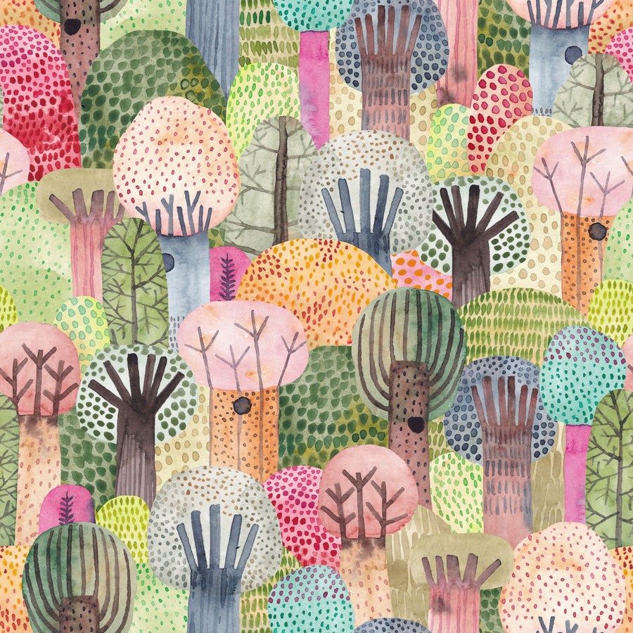 Endless Forest Mural Wallpaper