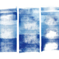 Blue Geometric Abstract Mural Wallpaper - pure wallpaper artwork