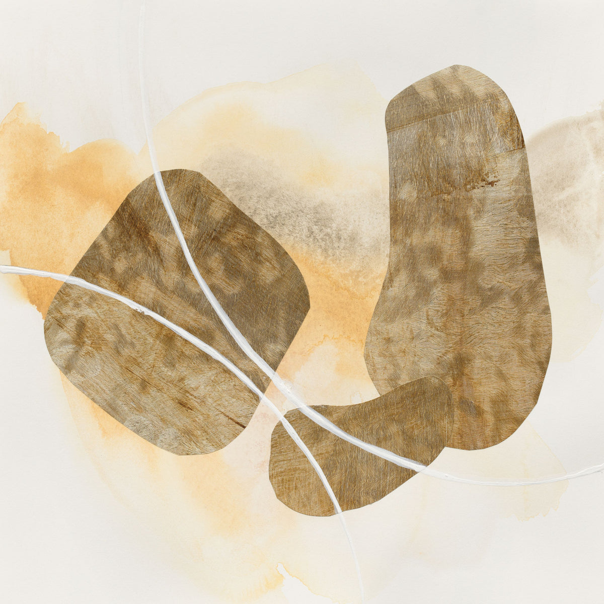 Metallic Textures II Mural Wallpaper - pure wallpaper artwork