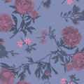 Peony Passion, Purple Mural Wallpaper - pure wallpaper artwork