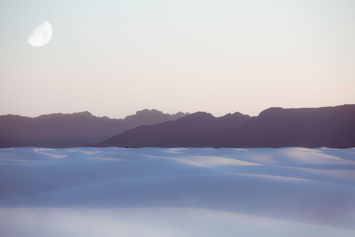 White Cloudy Sands Mural Wallpaper - pure wallpaper artwork
