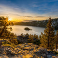 Tahoe Sunrise Mural Wallpaper - pure wallpaper artwork