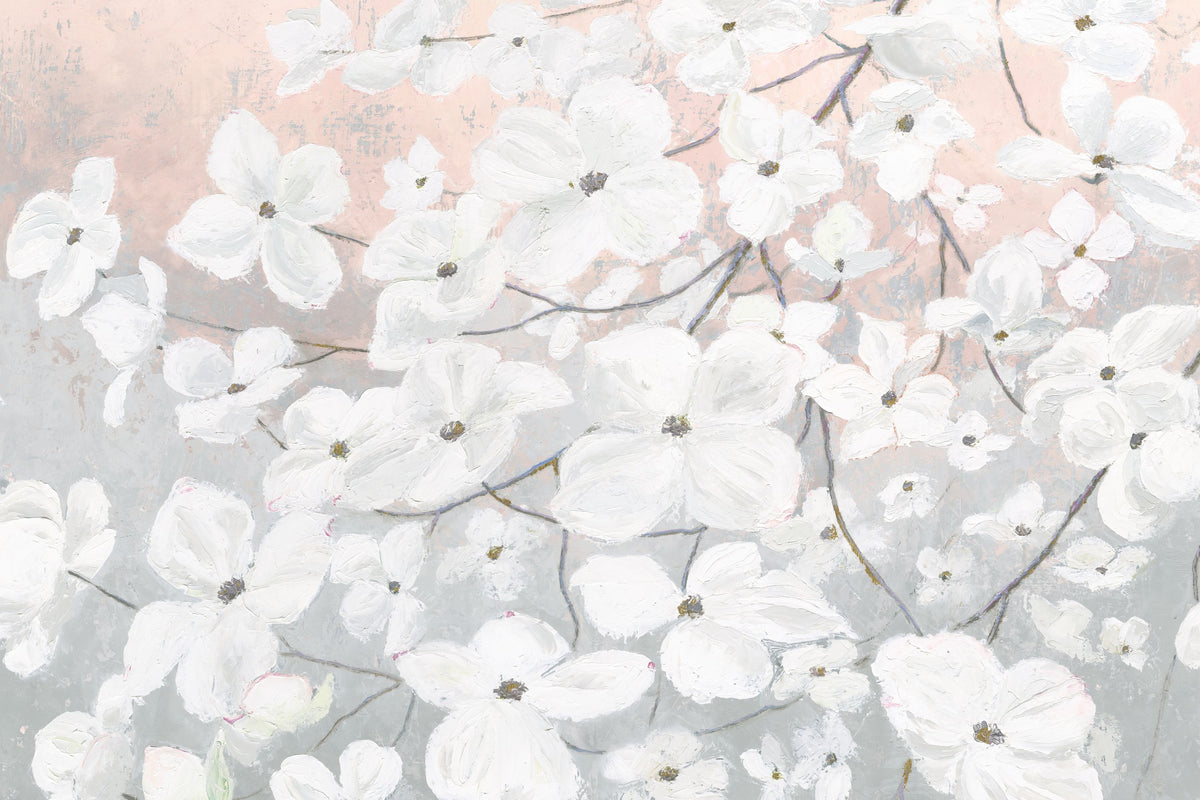 Bringing in Blossoms Blush Mural Wallpaper - pure wallpaper artwork