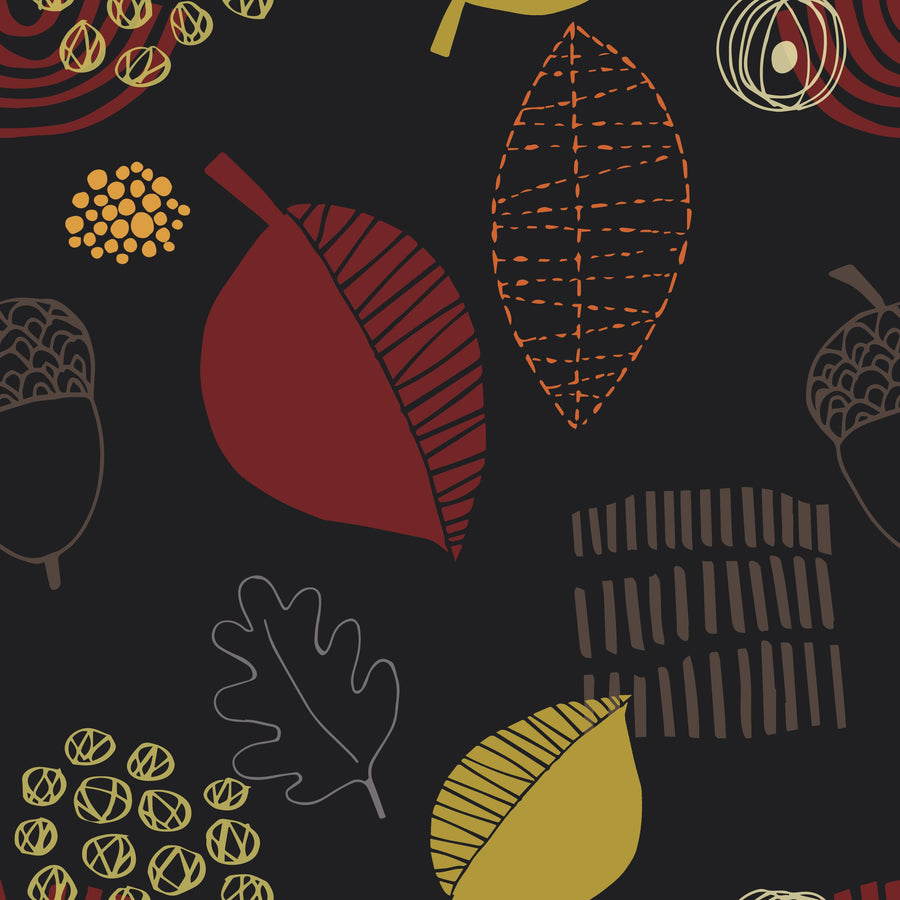 New Fall Harvest Mural Wallpaper