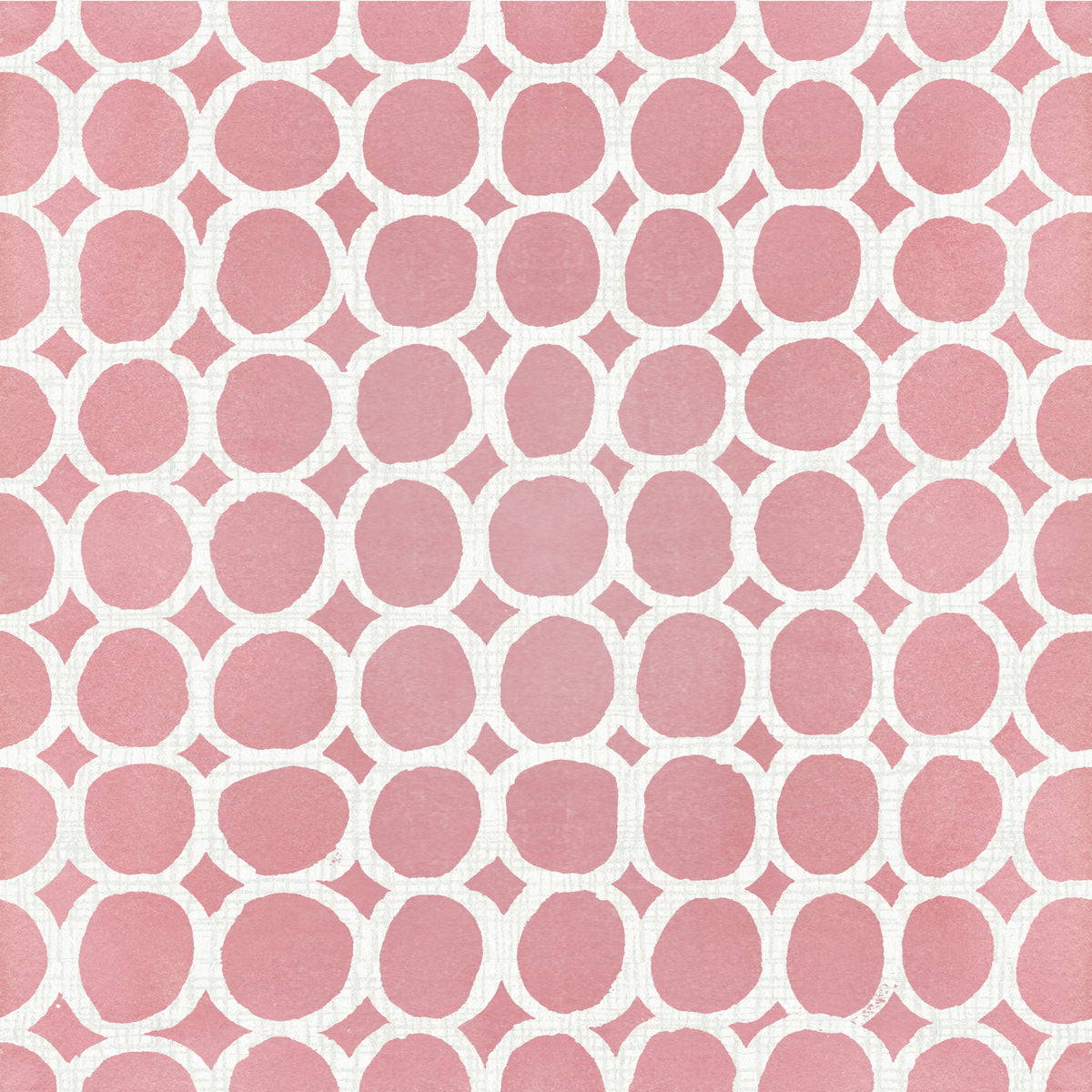 Mixed Red Circles Inverse Mural Wallpaper - pure wallpaper artwork