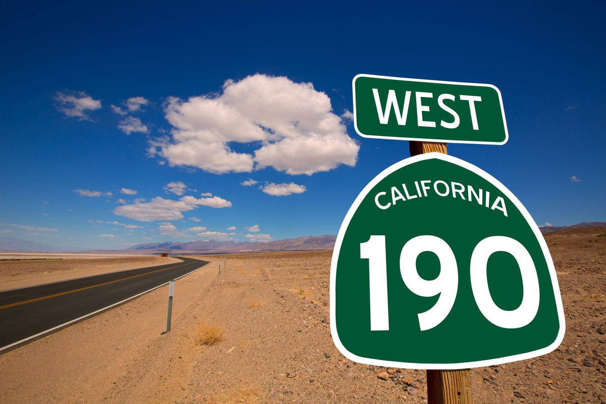 Desert Route 190 Mural Wallpaper - pure wallpaper artwork