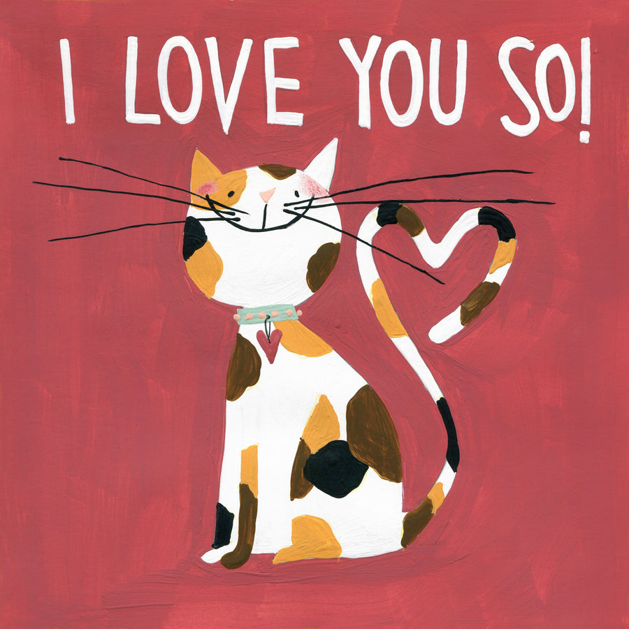 Happy Cats I Love You So Mural Wallpaper