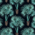 Elephant Ear Tree, Turqouise Mural Wallpaper - pure wallpaper artwork