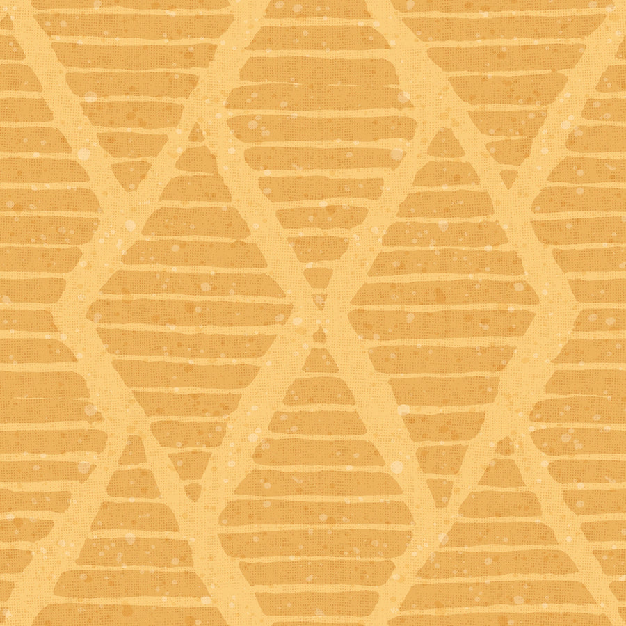 Harvest Time Yellow Mural Wallpaper