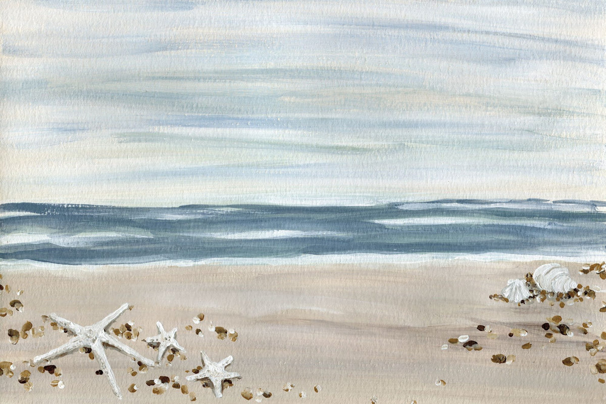 Shells by the Shore Mural Wallpaper - pure wallpaper artwork