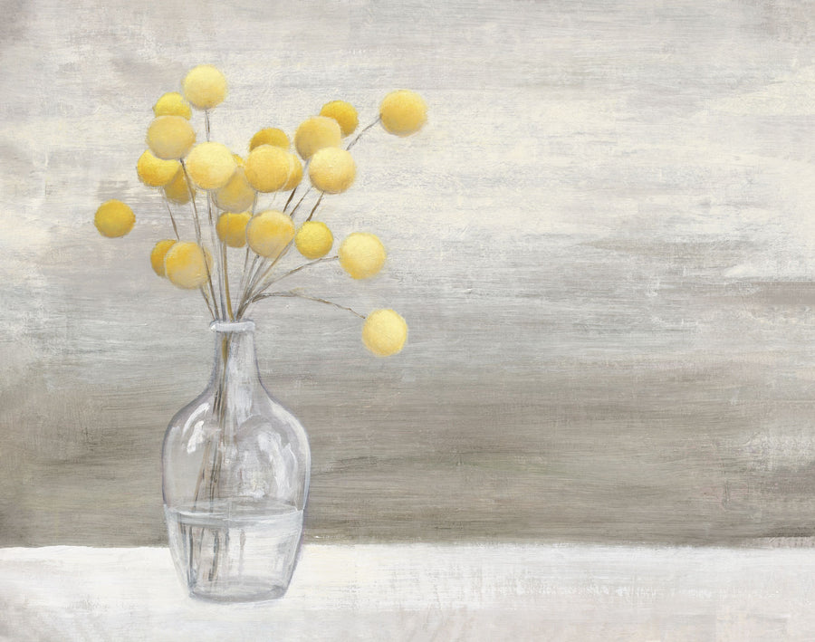 Cheerful Craspedia Mural Wallpaper