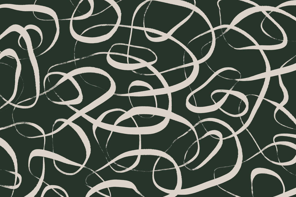 Beige Circles Mural Wallpaper - pure wallpaper artwork