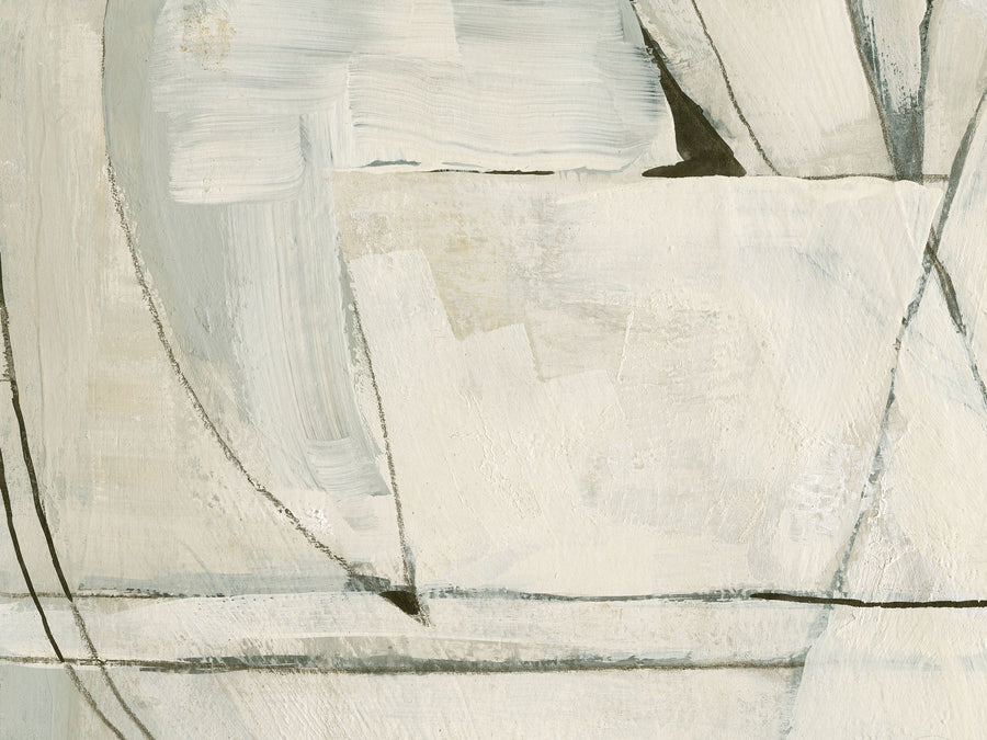 Whisper Abstract Cream Crop Mural Wallpaper