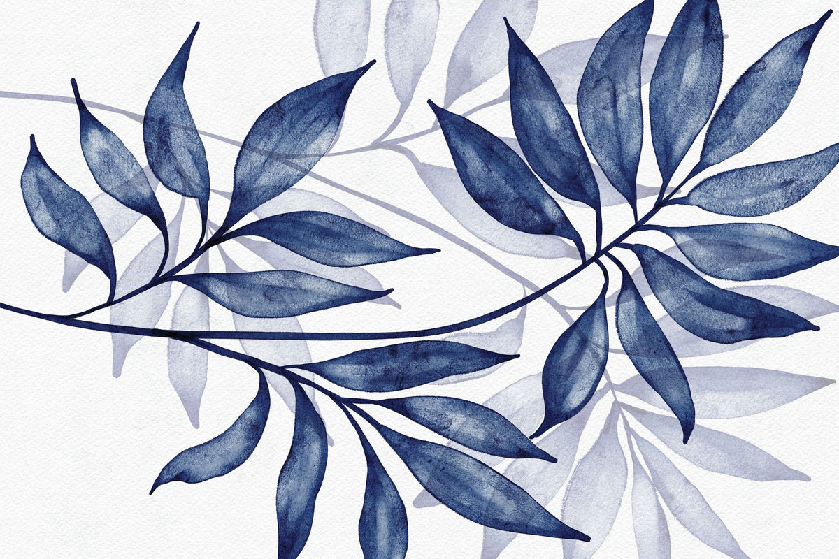 Soft Leaves II Mural Wallpaper - pure wallpaper artwork