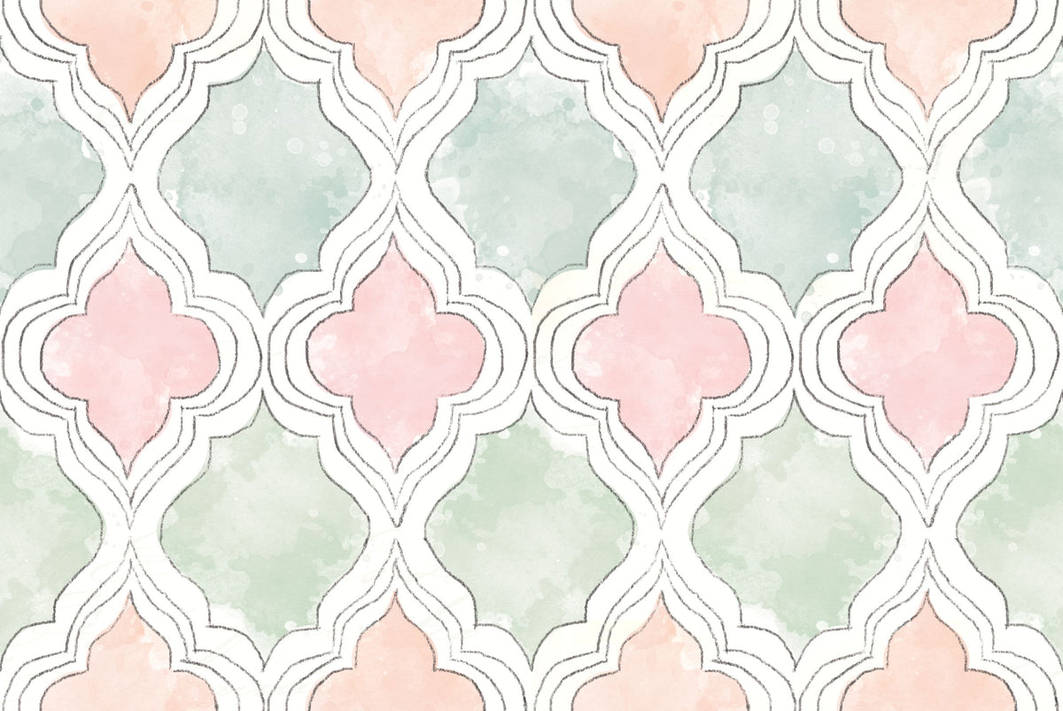 Organic Lines Multi Mural Wallpaper - pure wallpaper artwork