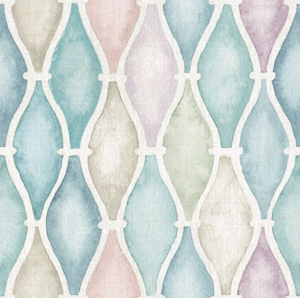 Ocean Waves Pastel Mural Wallpaper - pure wallpaper artwork