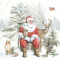 Woodland Santa II Mural Wallpaper - pure wallpaper artwork