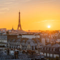Sunset in Paris Mural Wallpaper - pure wallpaper artwork