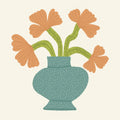 Flower Pot I Mural Wallpaper - pure wallpaper artwork