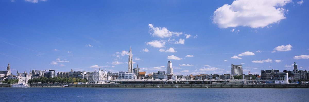 London Riverside Panorama Mural Wallpaper - pure wallpaper artwork