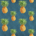 Pineapple Paradise Blue Mural Wallpaper - pure wallpaper artwork