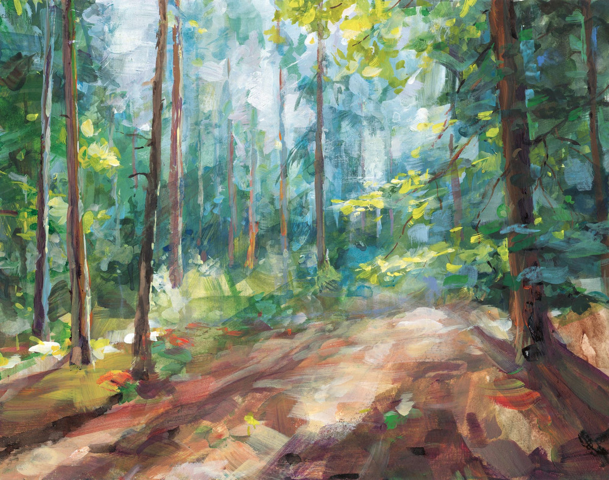 Woodland Reverie Mural Wallpaper - pure wallpaper artwork