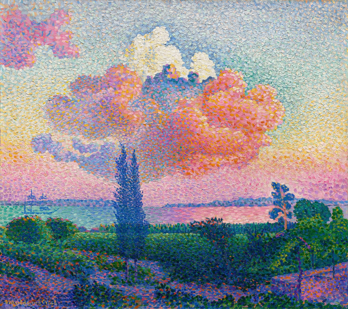 The Pink Cloud Mural Wallpaper - pure wallpaper artwork