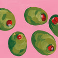 Elegant Olives II Mural Wallpaper - pure wallpaper artwork