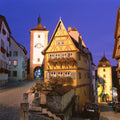Medieval Twilight Alley Mural Wallpaper - pure wallpaper artwork
