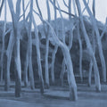 Dune Forest, Blues Mural Wallpaper - pure wallpaper artwork