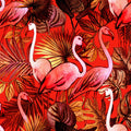 Tropical Flamingo Mural Wallpaper - pure wallpaper artwork