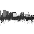 Southend-on-Sea England Skyline Black & White Mural Wallpaper - pure wallpaper artwork