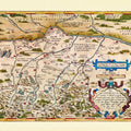 Old Map of Bavaria, Germany, 1570 Mural Wallpaper - pure wallpaper artwork