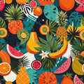 Tropical Fruits Mural Wallpaper - pure wallpaper artwork