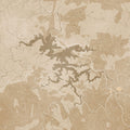 Lake Santeetlah Ochre Mural Wallpaper - pure wallpaper artwork