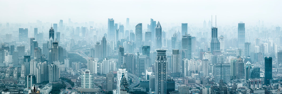 Shanghai Skyline 2018 Mural Wallpaper - pure wallpaper artwork