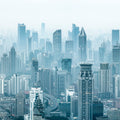 Shanghai Skyline 2018 Mural Wallpaper - pure wallpaper artwork