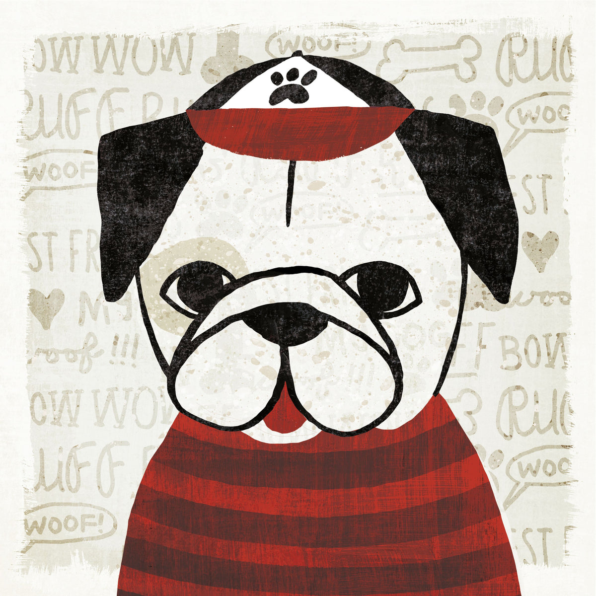 Puppy Love II Mural Wallpaper - pure wallpaper artwork