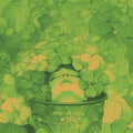 The Bucket of List Green Orange Mural Wallpaper - pure wallpaper artwork