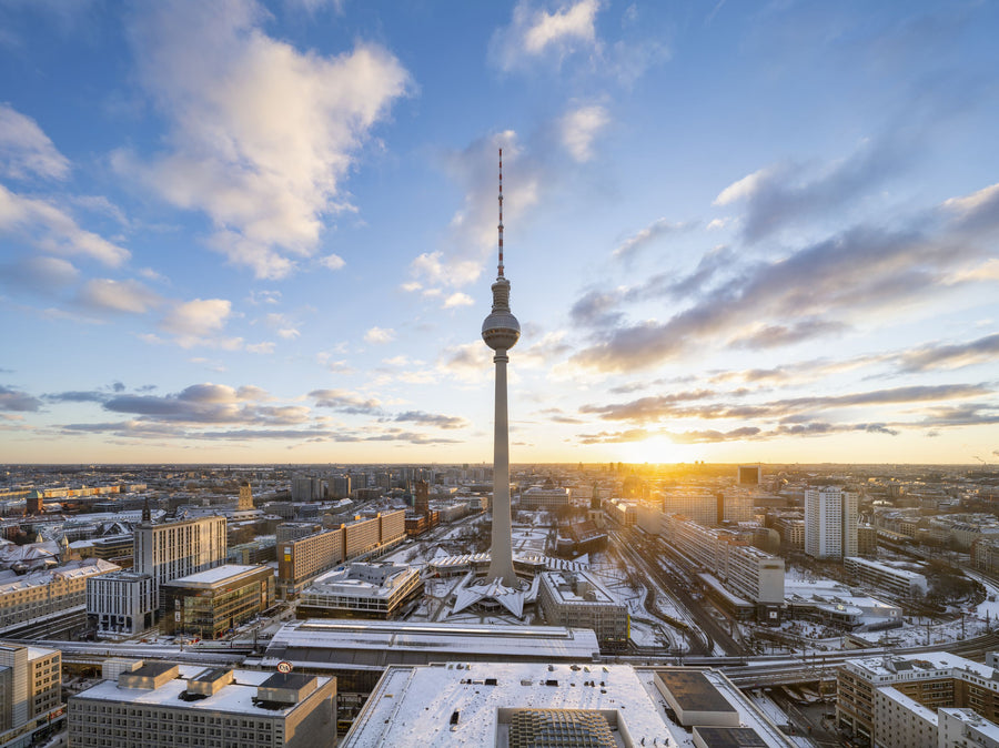 Berlin Skyline Mural Wallpaper