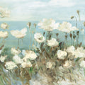 Field of Poppies Bright Cream Crop Mural Wallpaper - pure wallpaper artwork