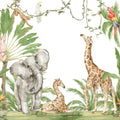 Jungle Friends Mural Wallpaper - pure wallpaper artwork
