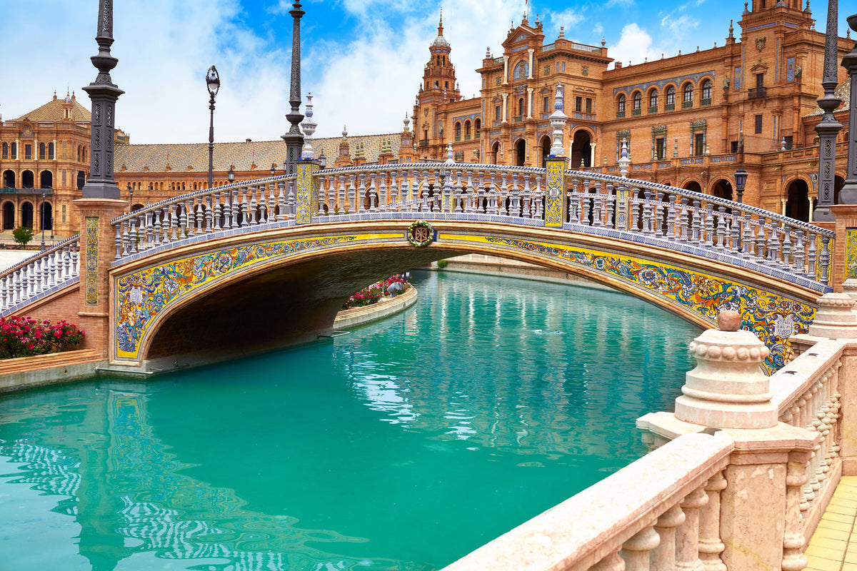 Spanish Bridge Mural Wallpaper - pure wallpaper artwork